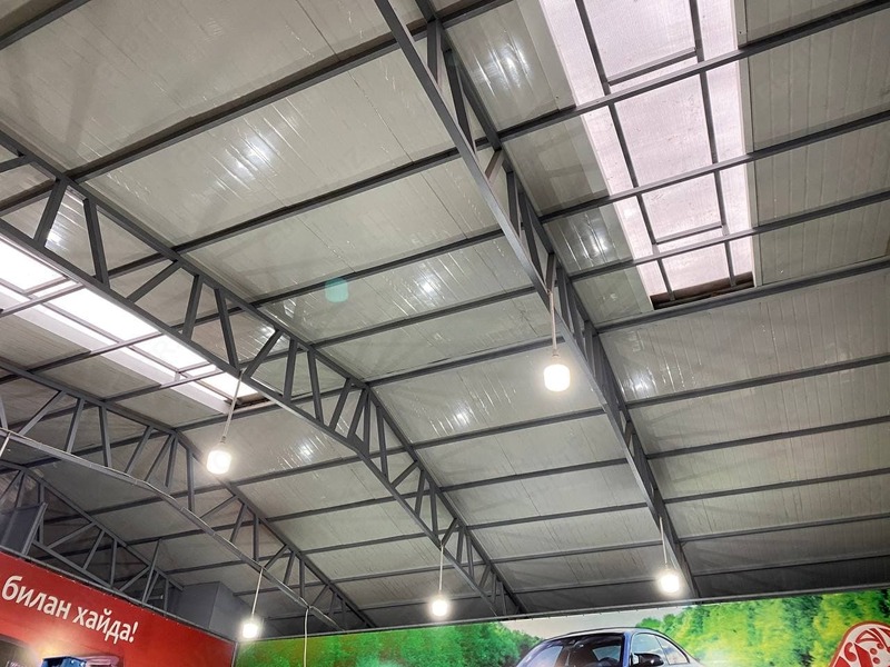 Металлоконструкция из болтовых двутавровые ангары Только в розницу