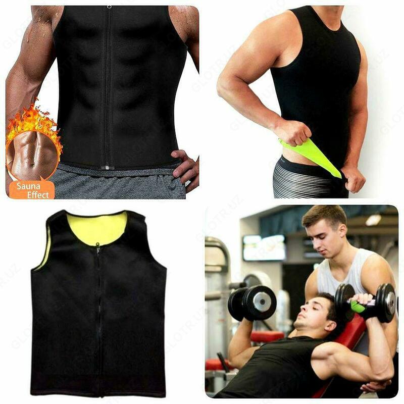 Hot Shaper erkaklar uchun oriq yelek