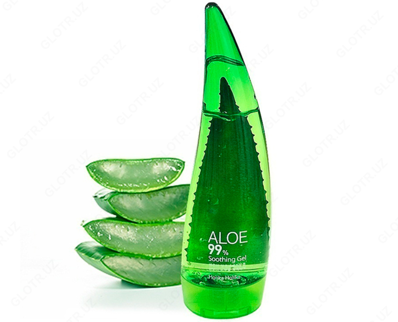 Aloe gel yuz terisi uchun