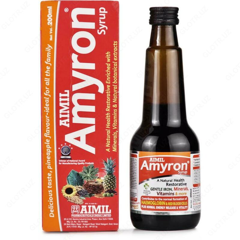 Сироп для увеличения гемоглобина Amyron Syrup - 