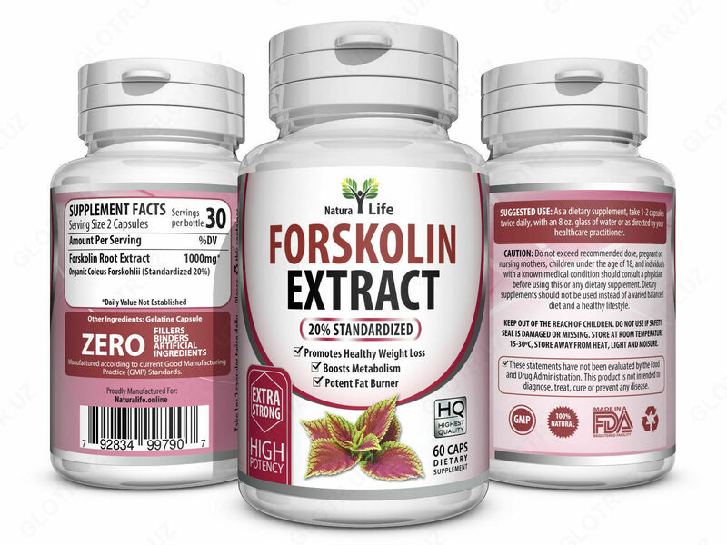 БАД для похудения Форсколин Forskolin extract 20%