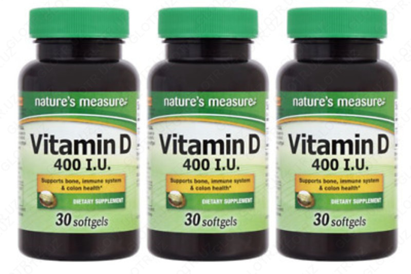 Витамины Д Natures Measure Vitamin D 400 IU