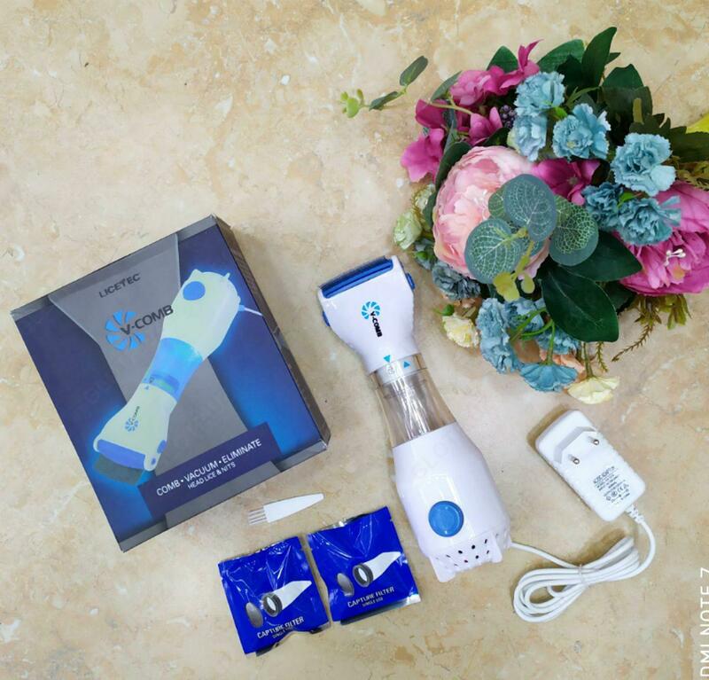 Электрический гребень от вшей с вытяжкой "LICETIC V- COMB"