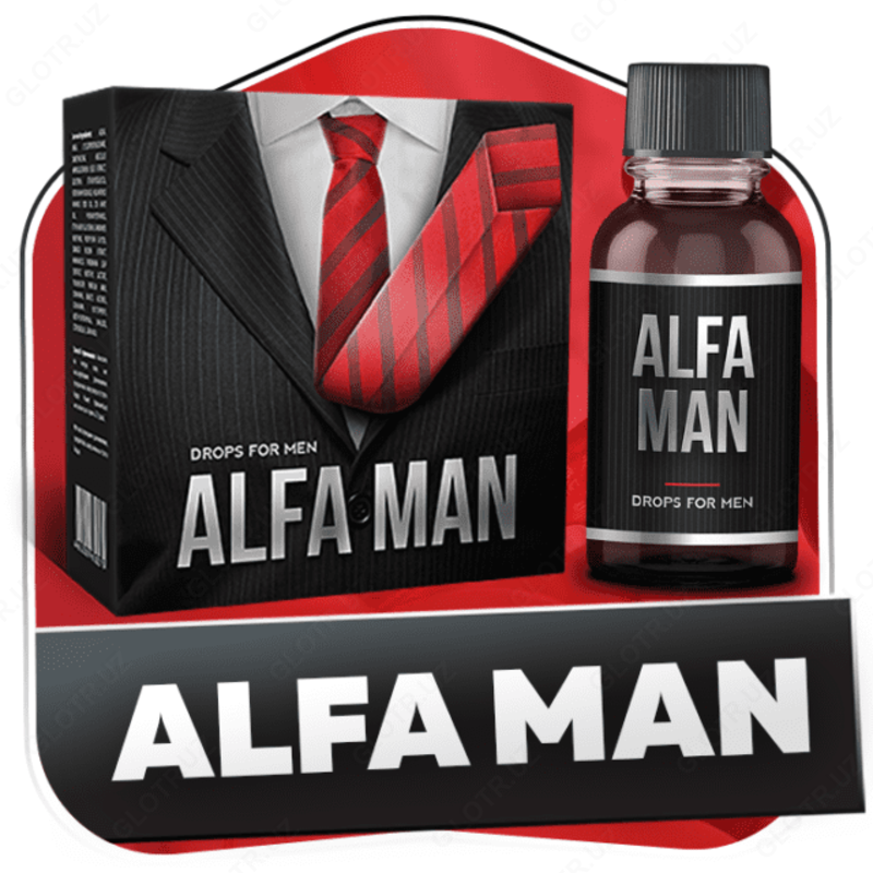 Alfa man капли для потенции - 142 000 сум