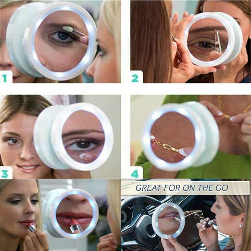 Увеличительное зеркало с подсветкой Swivel Brite