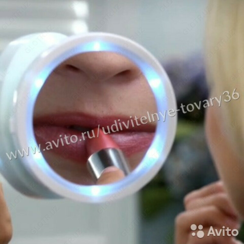 Увеличительное зеркало с подсветкой Swivel Brite