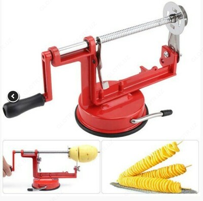Машинка для резки картофеля Spiral Potato Slicer Shifoshop.Uz