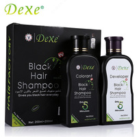 Shampun qora rangga bo'yalgan "Dexe Black Hair Shampoo" Chakana savdo
