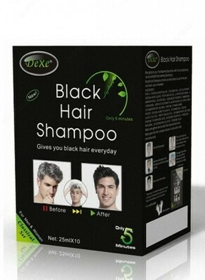 Шампунь оттеночный черный "Dexe Black Hair Shampoo" Shifoshop.Uz
