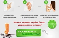 Магнит от курения Quit Smoking Shifoshop.Uz