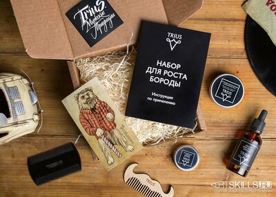 Масло для роста бороды Trius