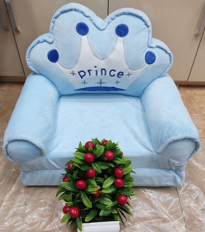 Мягкое дизайнерское кресло для детей