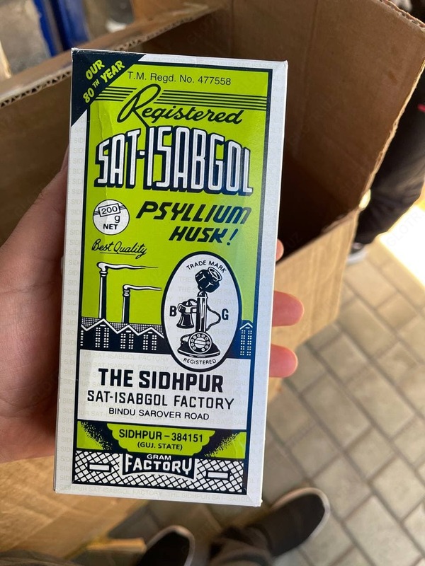 "Sat Isabgol Sidhpur" laksatif.