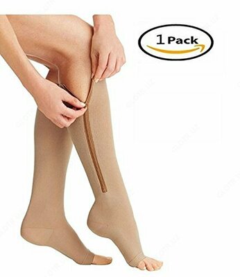 Zip sox siqilish tizzalari balandligi