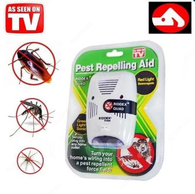 Электромагнитный отпугиватель Pest Repelling Aid Riddex Quad 2 в 1 - 125 000 сум / шт.