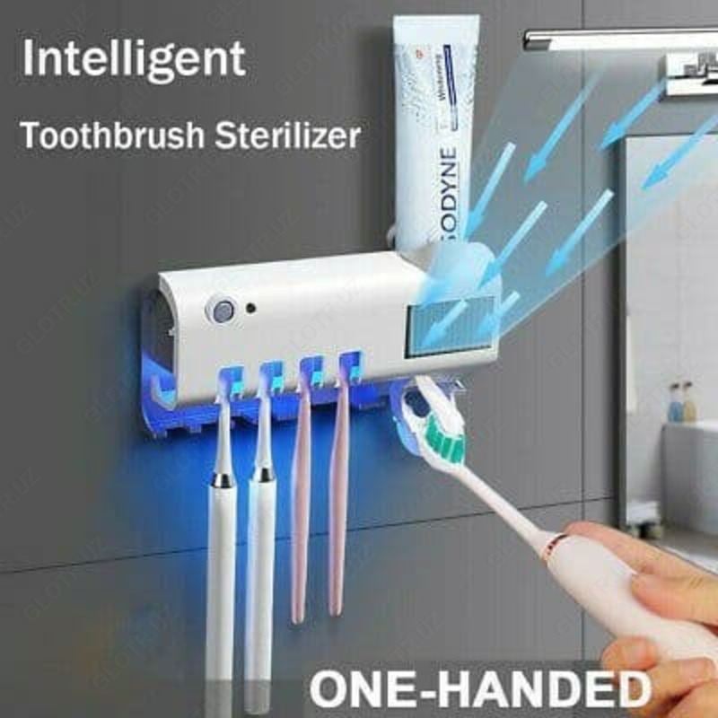 Диспенсер Toothbrush sterilizer для зубной пасты и щеток