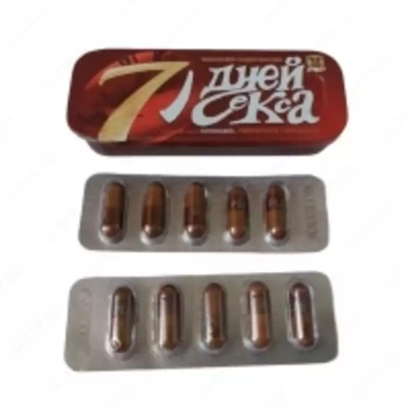 Семь Дней Секса - капсулы для повышения потенции - 140 000 сум