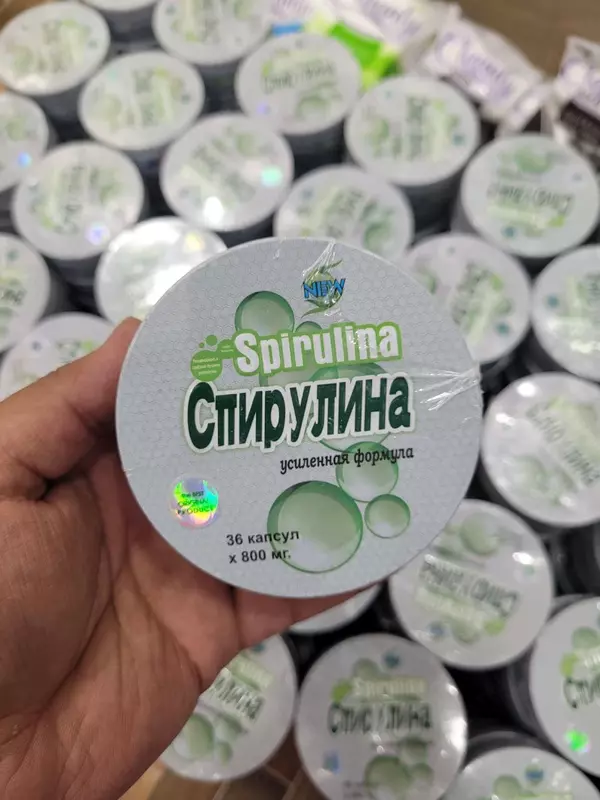  Spirulina yaxshilangan ozginlash kapsulalari 36 dona Chakana savdo