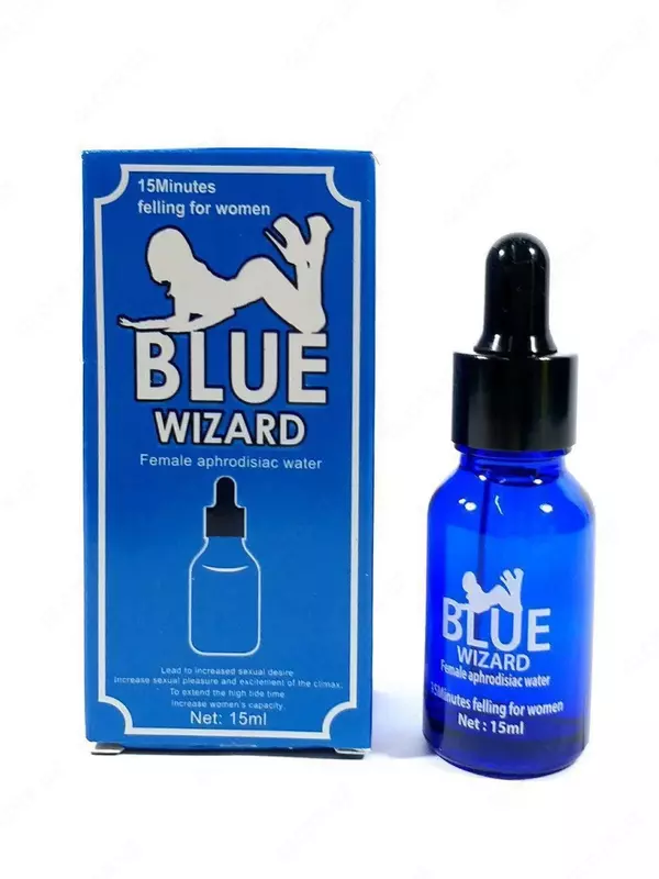 Blue Wizard секс-капли для женщин (15 мл) Shifoshop.Uz