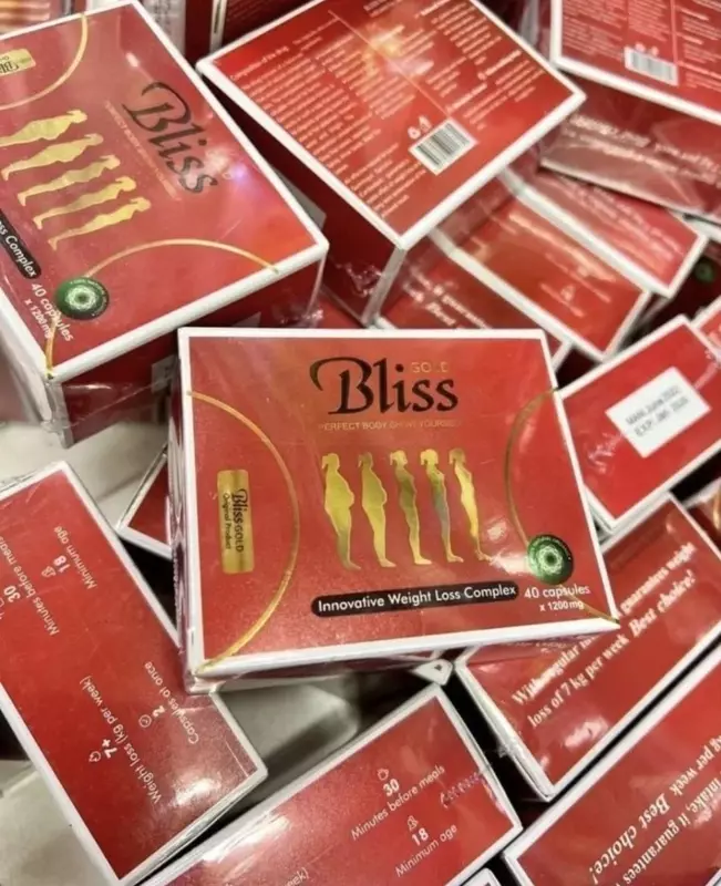  Bliss Gold vazn yoqotish uchun kapsulalar - 