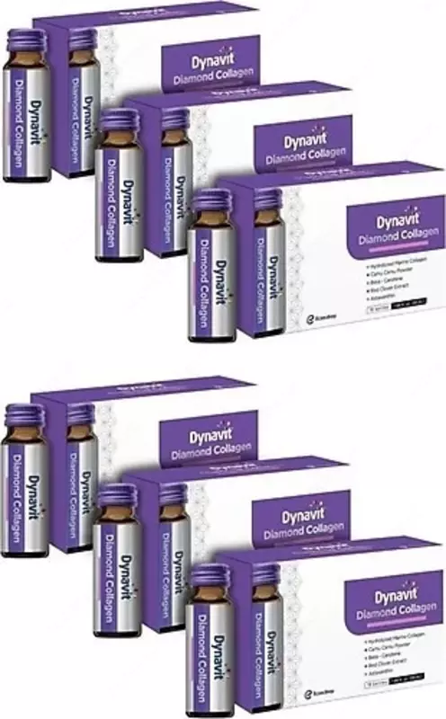 Жидкий коллаген Dynavit Diamond Collagen 10 x 50 мл (Турция) - Лекарственные препараты
