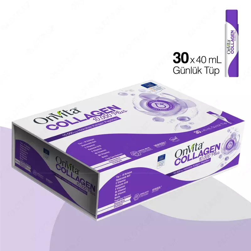 500 000 so'm OnVita kollagenini ichish (40 ml dan 30 ta naycha)