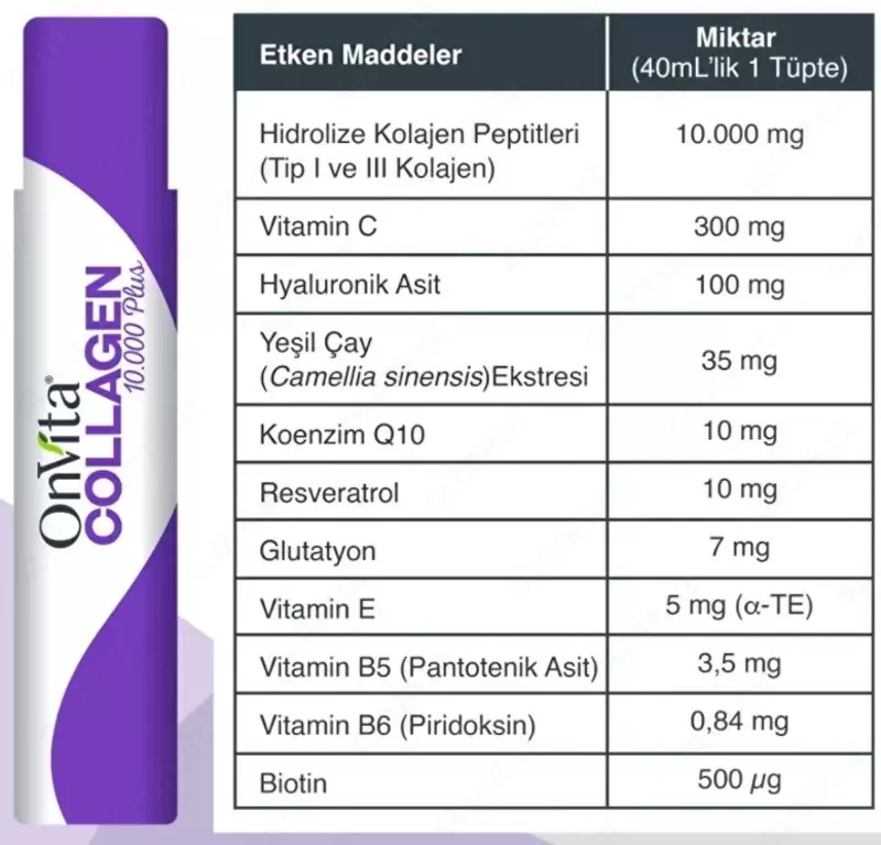 OnVita Collagen 10000 Plus - 220 000 so'm
