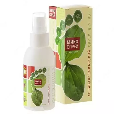 Мико спрей с ментолом для ног Мико спрей с ментолом для ног