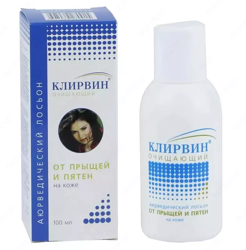 99 000 сум Клирвин аюрведический лосьон от прыщей и пигментных пятен 100 мл