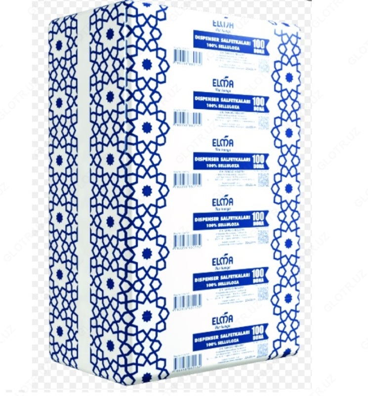 Z Elma dispenseri uchun salfetkalar 200 dona (248) (sumkada 15 ta paket) - {0} so'mdan