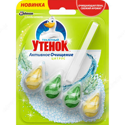 УТЕНОК жидкий подвесной блок для унитаза 55мл (цитрус