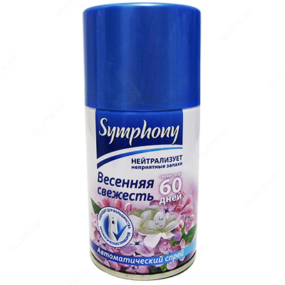 Авт.осв. воздуха "Symphony" - Весенняя свежесть 250 см3 (Сменный баллон) - 38 920 сум от 100 шт.