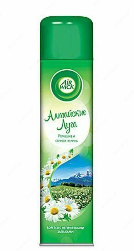 AIRWICK Осв.воз.Алтайские луга(Ромашка и Сочная зелень)290мл х12 - от {0} сум