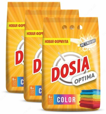 Dosia Optima Color Ср.синтет. порошк.для.маш.и руч.cтир.6кг х3 - 137 816 сум от 100 шт.