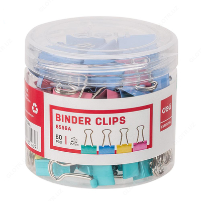 Rangli hujjatlar uchun kliplar 15mm Deli