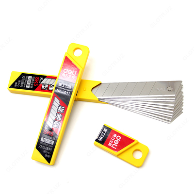 Лезвия для канцелярских ножей Deli - 4 508 сум от 10 шт.