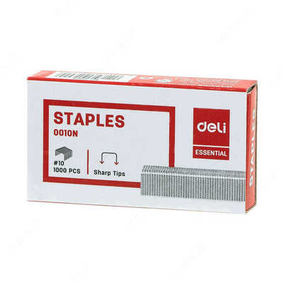 Steplerni zımbalar Deli E0010N - 1 821 so'm 10 To'plamdan