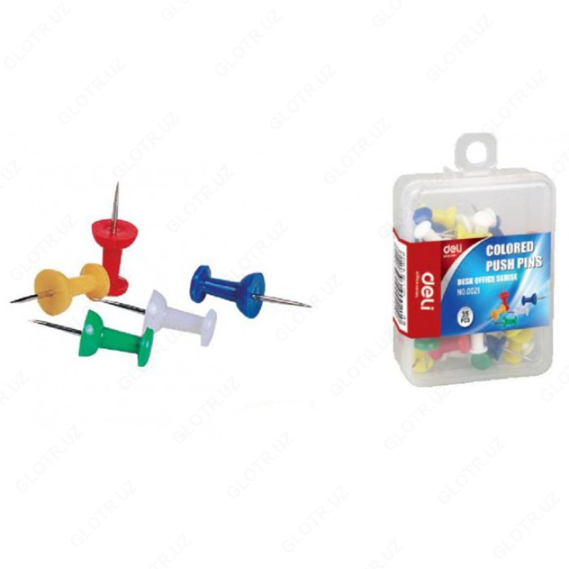 Канцелярские кнопки Deli E0021 - от {0} сум