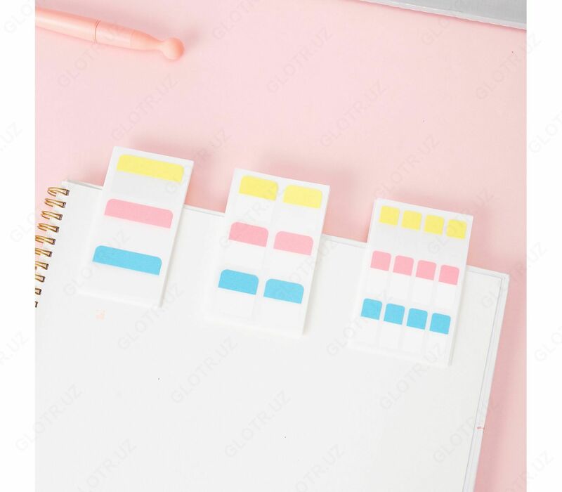 Самоклеящаяся бумага Deli 12x28мм - от {0} сум