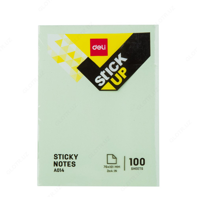 Самоклеящаяся бумага Deli 76x101мм - 7 392 сум от 10 упаковка