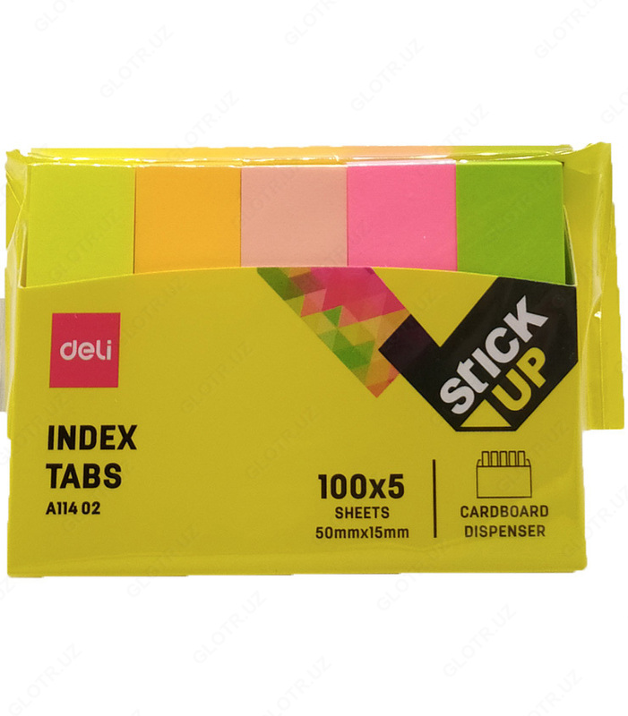 Самоклеящаяся бумага Deli 76x19мм х4