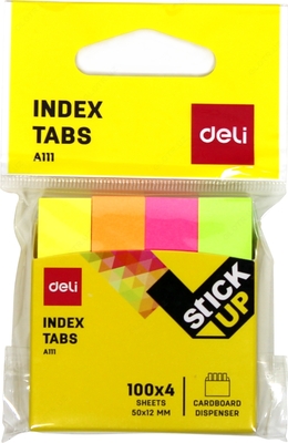 Самоклеящаяся бумага Deli 76x19мм х4 - 10 696 сум от 10 упаковка