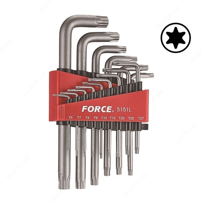 Forsage F-5151L Torx Hex kalitlari to'plami