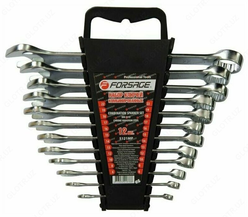 Набор комбинированных гаечных ключей F-5121MP