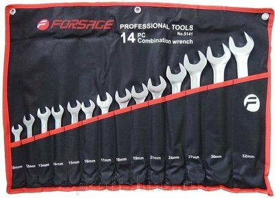 Набор комбинированных гаечных ключей Forsage F-5141
