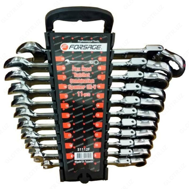 Forsage ratchet kombinatsiyalangan kaliti to'plami F-51112