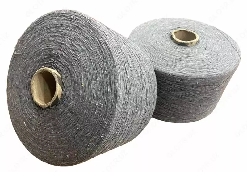 Nm 6/1 Серая смесовая пряжа - от {0} сум