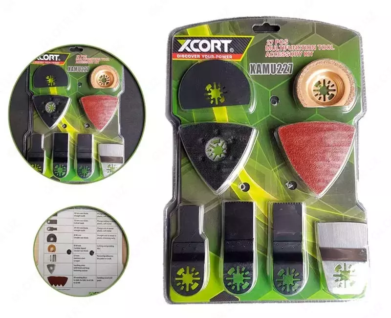 Набор универсальных насадок для реноватора Xcort XAMU227