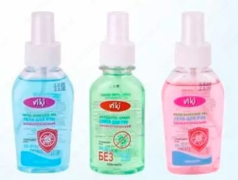 Антисептический cпрей для рук "VIKI" 100 мл - от {0} сум
