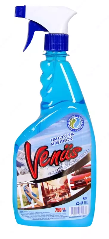 Средства для мытья стекол Venus 750 мл